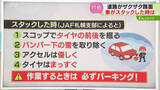「【解説】スタックしたら？ 車には必ずスコップを　作業するときはパーキングに入れて　北海道」の画像1