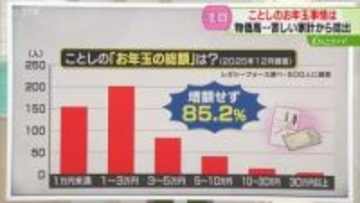 「お年玉増額しない」8割超　使い道は半数以上が貯金「将来のために…」物価高で変わるお年玉事情
