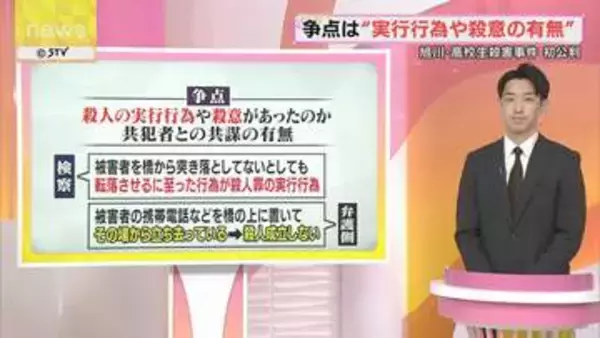 転落寸前の動画存在せず…ハードルの高い弁解に　殺人の“実行行為”が争点に　旭川女子高校生転落死