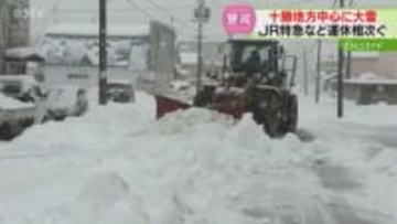 十勝で40センチ以上の降雪　公立高校入試は予定通り実施　このあとも降り続く見通し　北海道