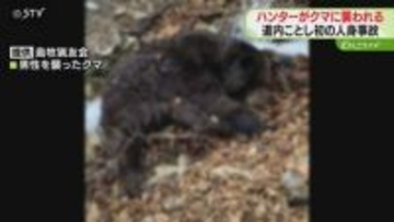 体重300キロに迫るクマ…発砲したハンターに反撃「覆いかぶさって…」道内で今年初の人身事故