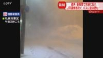 「え、運休ですか」札幌圏で大荒れ　飛行機が5時間遅延した人も…JRやバス運休で窓口は大混雑