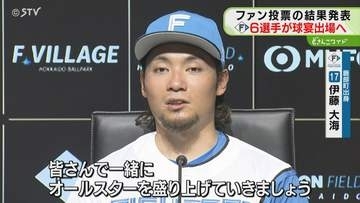 ファイターズからは６選手　オールスターファン投票結果　清宮「みんなでオールスターでドミれたら」