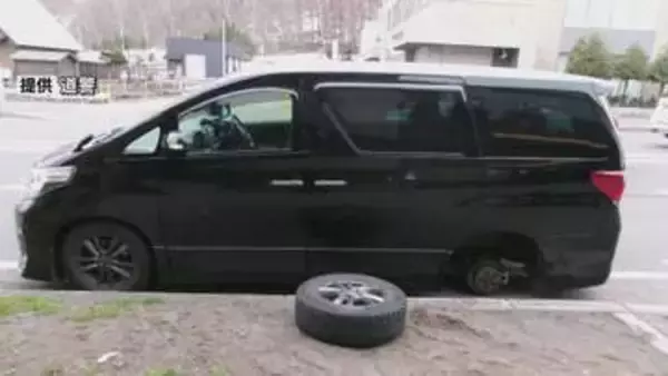 タイヤ交換の翌日 国道走行中に乗用車のタイヤが脱落 別の車の運転席ドアに衝突 札幌市南区石山