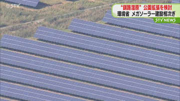 “釧路湿原”公園拡張を検討　相次ぐメガソーラー建設　希少動物への影響懸念　自治体と協議へ