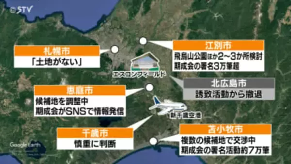 【解説】ファイターズ２軍誘致…各自治体の状況は？　江別は数か所候補地あり！苫小牧も積極姿勢見せる