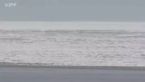 網走市が流氷接岸初日を発表。平年より3日早く、去年より16日早い。