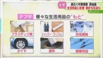 【解説】「ナフサ」とは？　家計への影響を専門家が試算　石油由来で様々な生活用品の“もと”