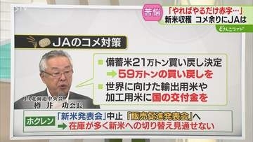 【解説】「新米発表会」中止　今年は「販売促進発表会」に　コメ余りの余波…ここにも　北海道