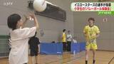 「札幌市拠点のプロバレーボールチーム・イエロースターズの選手が指導　小学生の「バレーボール体験会」」の画像1