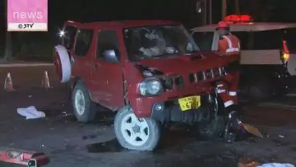 出合い頭に衝突か　50代男性運転手が死亡　交差点で軽乗用車と乗用車が衝突　札幌市白石区