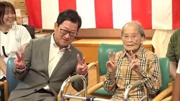 大正－令和を生きる108歳・寺田八重子さん　敬老の日を前に知事が訪問、長寿をお祝い【高知】