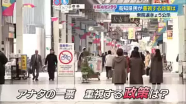 【衆院選2026】減税・賃上げ・平和…高知県民が重視する政策は？あすから期日前投票開始