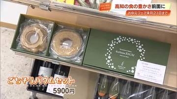 高知大丸で「お中元商戦」2026年のトレンドは『お菓子』おすすめは佐川町の米を使ったバウムクーヘン
