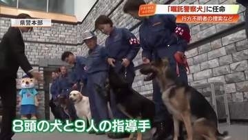 県警がシェパードなど「嘱託警察犬」に任命　行方不明者の発見に貢献した実績も【高知】