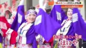 「ほにや」「とらっくよさこい」など昨年の受賞チーム多数！高知市で恒例『春よさこい』開催