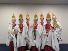 播磨国総社「福娘」7人が姫路市内各所を表敬訪問　14日に初えびす祭り