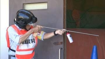 新温泉町でツキノワグマ対応想定訓練