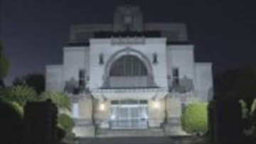 歴史的建造物を交流の場に　旧加古川図書館でライトアップイベント