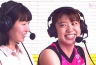 【ヴィクトリーナ姫路】野中、放送席で憧れの選手と“対面”