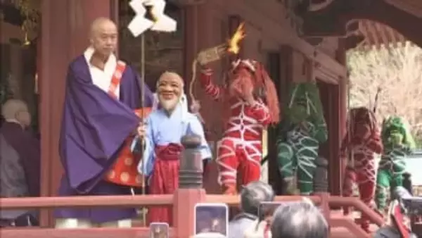 「鬼こそ」厄払いで無病息災など願う 丹波市山南町の伝統行事／兵庫県