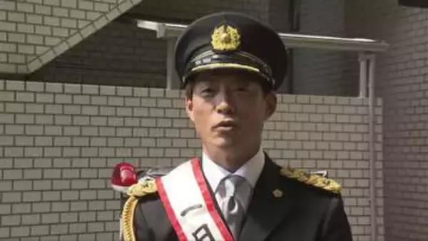 「春の全国交通安全運動を前に　交通安全呼び掛け　桧山さんも一日署長に」の画像