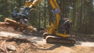 林業に携わる人材を育てる　県立森林大学校でオープンキャンパス