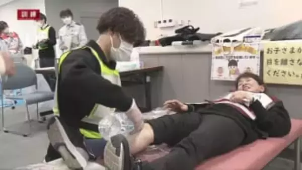 大規模災害を想定　神戸市長田区で官民連携の防災訓練