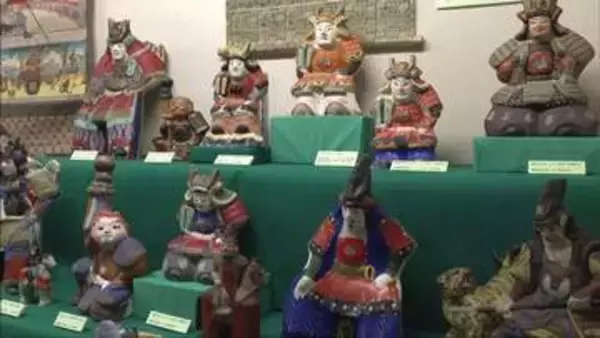 金太郎の土人形や七夕飾り…　姫路市で「節句飾り」テーマにした特別展