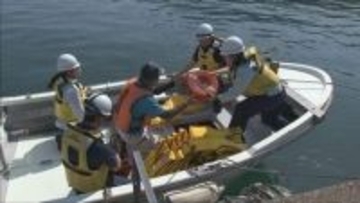 香美町で海上ジオタクシーの安全点検　安全第一でレジャーを