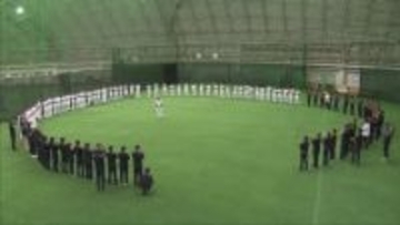 阪神タイガース沖縄キャンプ打ち上げ　藤川球児監督が手ごたえ語る