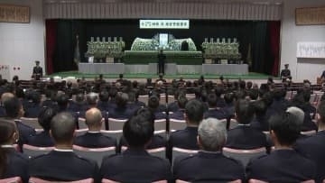 交通事故処理中に殉職の男性警部　兵庫県警で公葬執り行われる