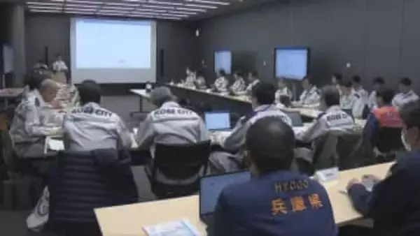 市職員約６５０人が登庁　神戸市総合防災訓練