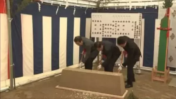 淡路島に発電もできるごみ処理施設　南あわじ市で起工式