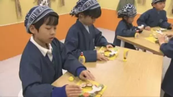 キッザニア甲子園でしめ縄飾り制作体験　楽しみながら伝統文化学ぶ