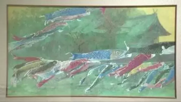 日本画家 西田眞人展が始まる　豊岡市の県立円山川公苑美術館