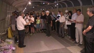 明石歩道橋事故25年　遺族らが犠牲者の冥福を祈る