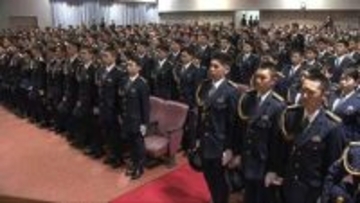 兵庫県警察学校で入校式　初任科生250人が地域安全へ第一歩