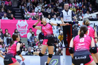 【ヴィクトリーナ姫路】首位NECに連敗、「攻撃力に差」