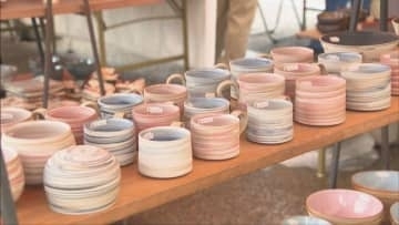 姫路大手前公園で全国陶器市　窯元自慢の器が一堂に