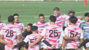 コベルコ神戸スティーラーズが開幕戦を前に練習を公開