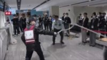 大阪国際空港で不審者を想定した合同訓練　警察と空港職員が連携し初動対応を確認