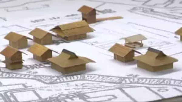 みき歴史資料館　研究家による復元図など展示　企画展「播磨の城巡めぐり」