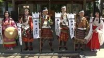 「清和源氏まつり」前に安全祈願　多田神社で源氏武者が練り歩く　川西市