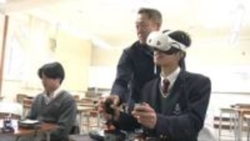 建設業界の魅力を若い世代に 尼崎市の高校で地元企業による出前授業