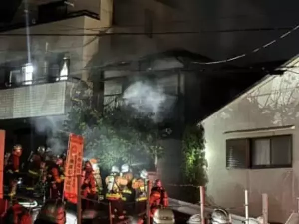 兵庫区で火災　焼け跡から年齢や性別が不明の１人の遺体見つかる