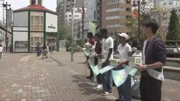 兵庫県内で「あしなが奨学金」の募金活動 JR元町駅前でも遺児のため支援を呼び掛け