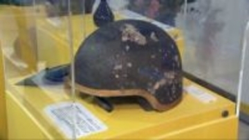 ウクライナの戦禍を伝える展示　神戸学院大学に寄贈