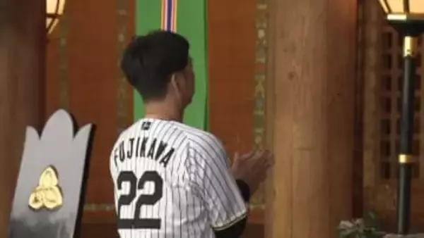 阪神・藤川監督が西宮神社を参拝　リーグ優勝に西宮ゆかりの選手も貢献