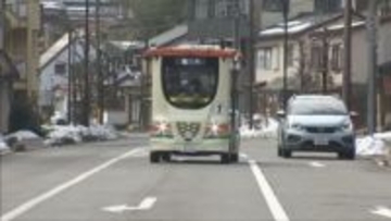 新たな移動手段として期待　養父市で自動運転バスの試乗会